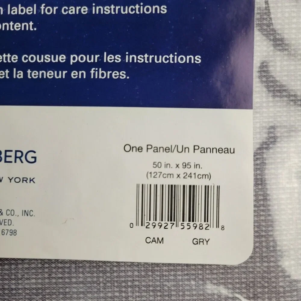 Sun Zero Duran Thermal Insulated Blackout Grommet Curtain Panel 50x95 Gray #BT1